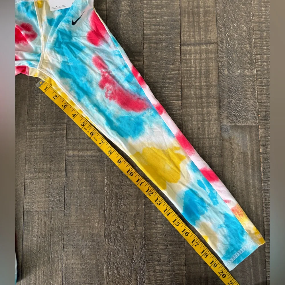 Nike Tie-Dye High Waist Leggings - Blue, Pink, Yellow